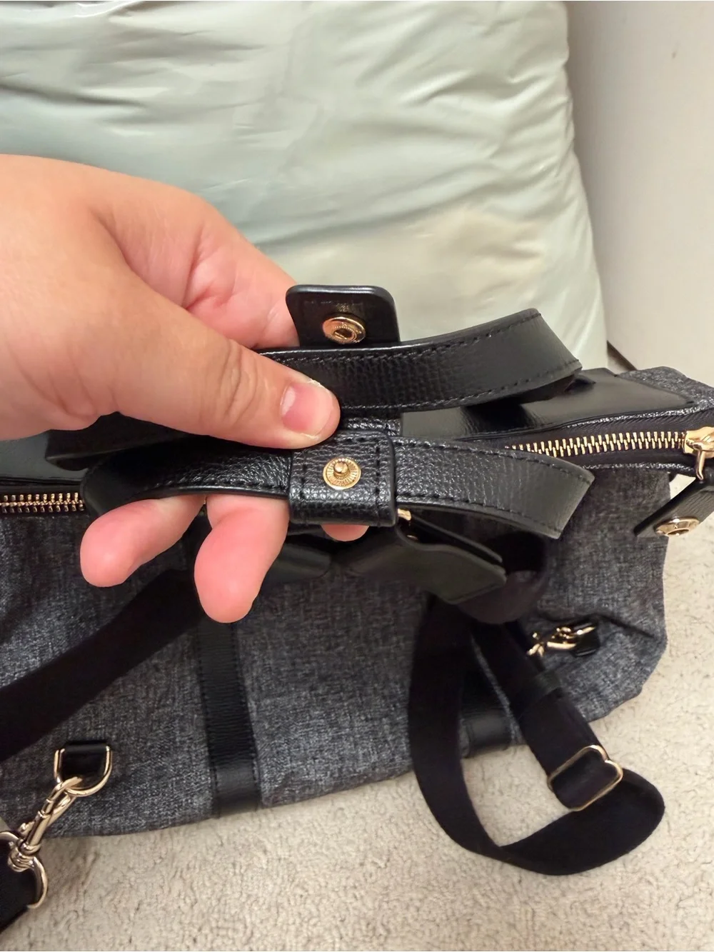 Henri Bendel Jetsetter 3 way convertible Backpack